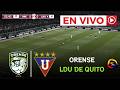 🔴 EN VIVO : Orense vs LDU Quito | Liga Pro Ecuador 2026 en vivo hoy | Simulación de eFootball