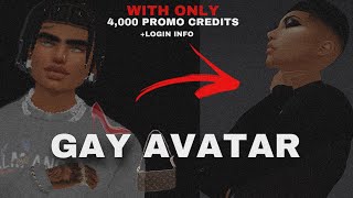 HOW TO MAKE A GAY AVI ON IMVU MOBILE WITH ONLY 4,000 PROMO CREDITS 💅🏽 +Login Info