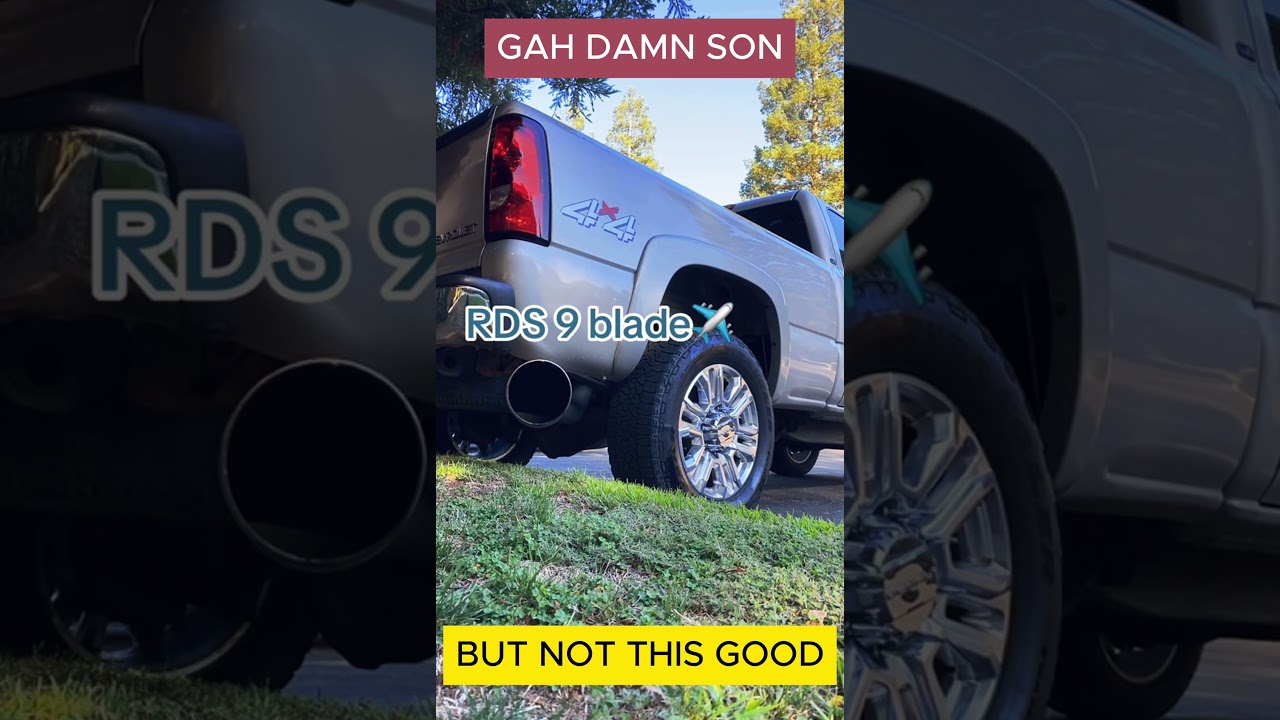 Before and After! SOUNDS LIKE A JET - Duramax 9 Blade Turbo 