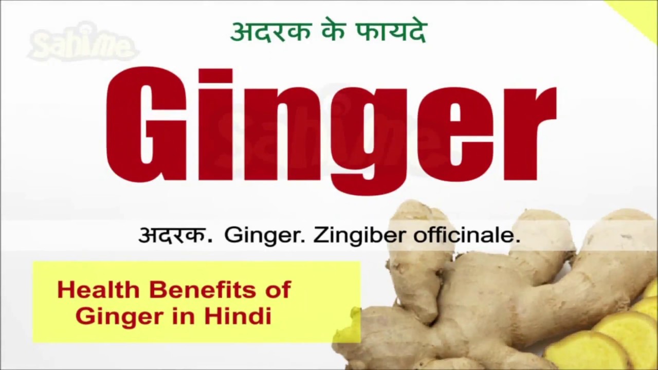 Ginger Benefits in Hindi अदरक के फायदे YouTube
