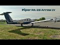 Piper pa28 arrow iv fhpit lfcl startup  takeoff