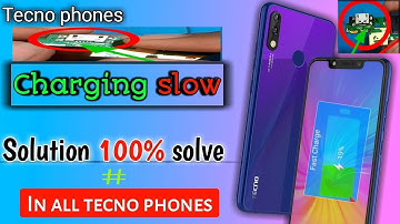 Tecno spark 4 charging save problem || Tecno Kc2 charging slow solution