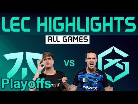 FNC vs GX Highlights ALL GAMES R1 LEC Spring Playoffs 2024 Fnatic vs GIANTX by Onivia