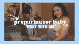 Nesting and Preparing For Baby VLOG pt. 3 | 35 Weeks Growth Scan 3rd trimester ultrasound and update