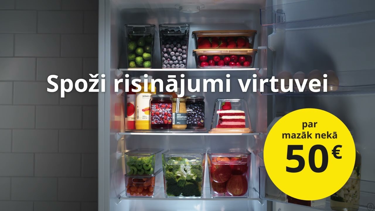 IKEA I Spoži risinājumi virtuvei par mazāk nekā 50 €