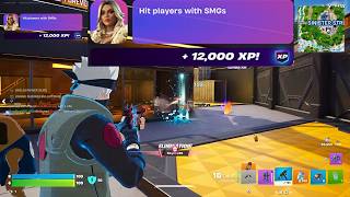 How to EASILY Hit players with SMG in Fortnite locations Quest!