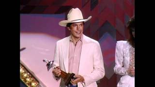 George Strait Wins Top Male Vocalist -ACM Awards 1986