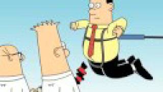 Dilbert:  Office Hallucination and Bungee Boss Video