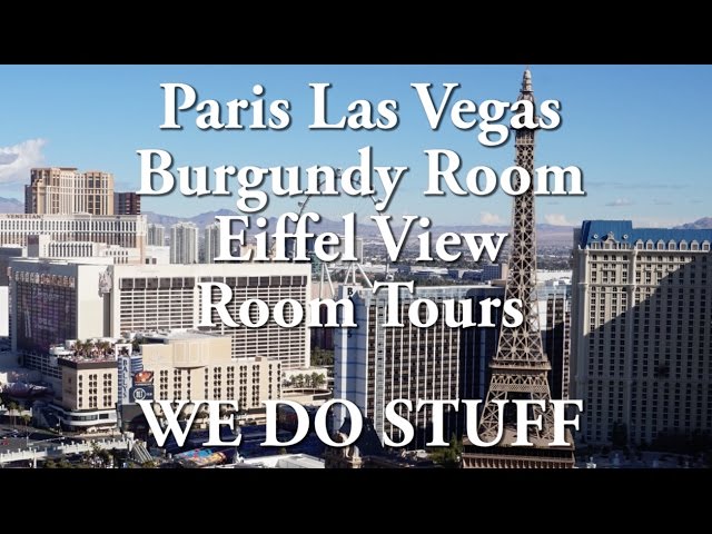 PARIS BURGUNDY ROOM EIFFEL VIEW Tour 🤩 Eiffel Tower included 🤩 Las Vegas  