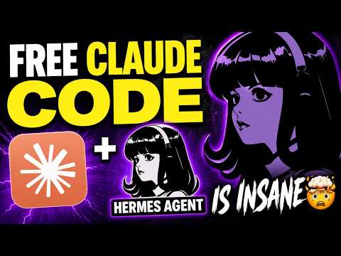 FREE Claude Code + Hermes Agent is INSANE 🤯