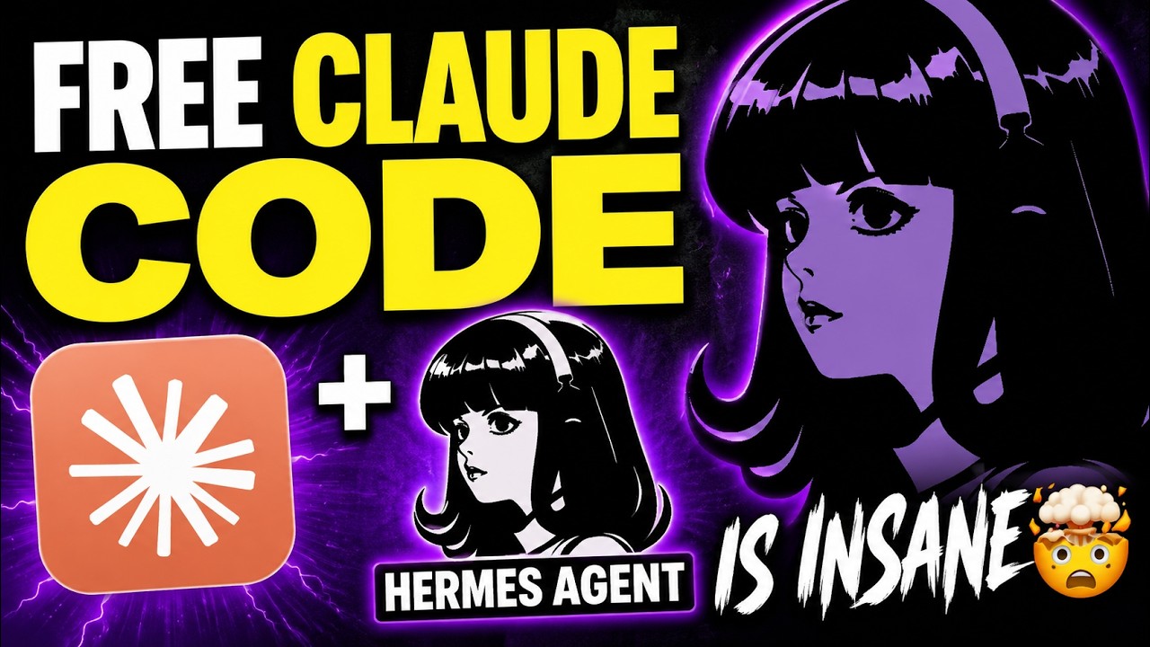 FREE Claude Code + Hermes Agent is INSANE 🤯