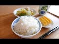 鶏と白菜の香味蒸し 舞茸とベーコンのクリーム煮