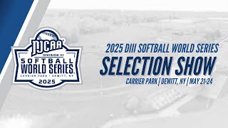 2025 NJCAA DIII Softball Selection Show