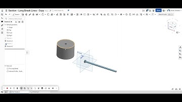 Long Break and Section Views in Onshape Drawing