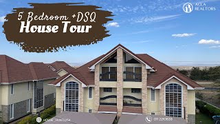 TOURING A MODERN 5 BEDROOM TOWNHOUSE WITH A DSQ FOR SALE & RENT.