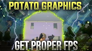 HOW TO GET POTATO GRAPHICS IN PUBG MOBILE LITE | HOW TO FIX LAG OF PUBG MOBILE LITE IN 1 2 3GB RAM