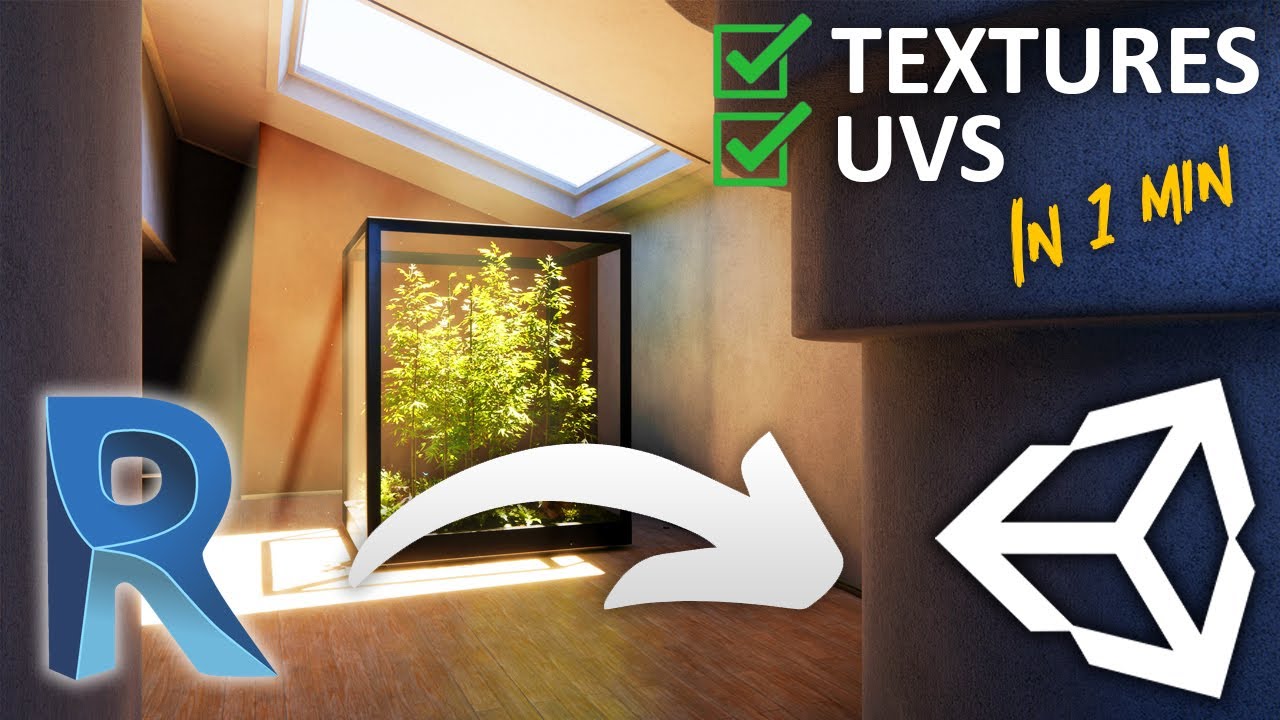 REVIT TO UNITY IN 1 MIN. Textures + UVs - YouTube