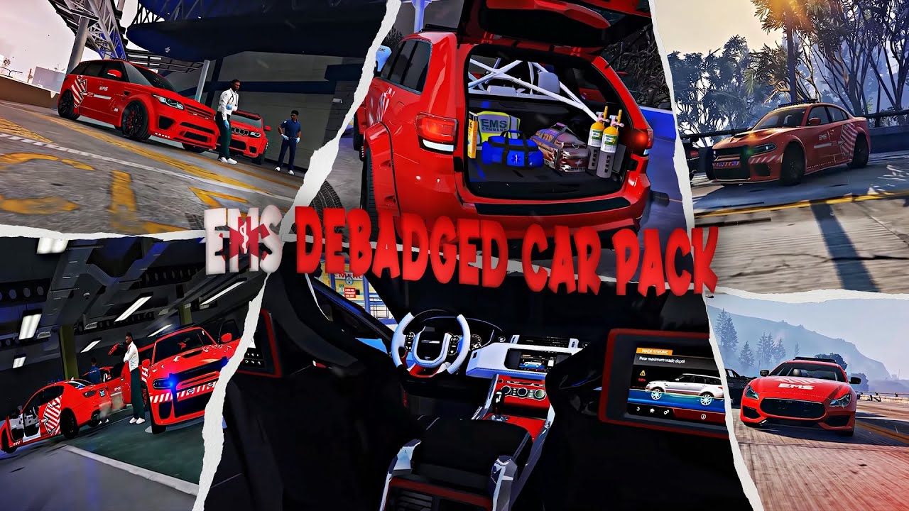 Debadged EMS Vehicle Pack V2 Fivem GTA5 YouTube