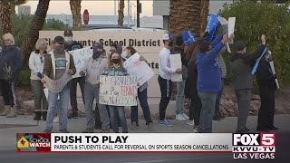 Parents and students demand CCSD to let students play sports