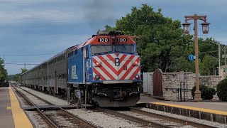 Metra Rock Island Rush Hour at Tinley Park (with lots of Hornshows)