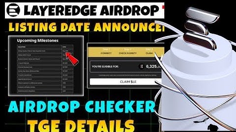 LAYEREDGE AIRDROP LISTING DATE|LAYEREDGE AIRDROP CHECKER& CLAIM UPDATE