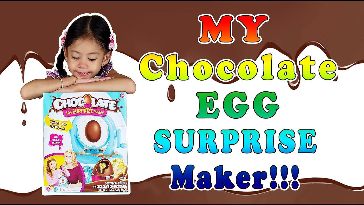 Chocolate Egg Surprise Maker Diy Surprise Egg Youtube 