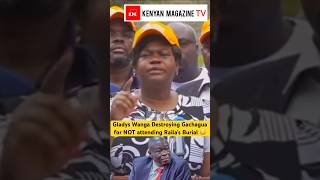 Listen to Governor Gladys Wanga speak on Gachagua not attending Raila Odinga's burial