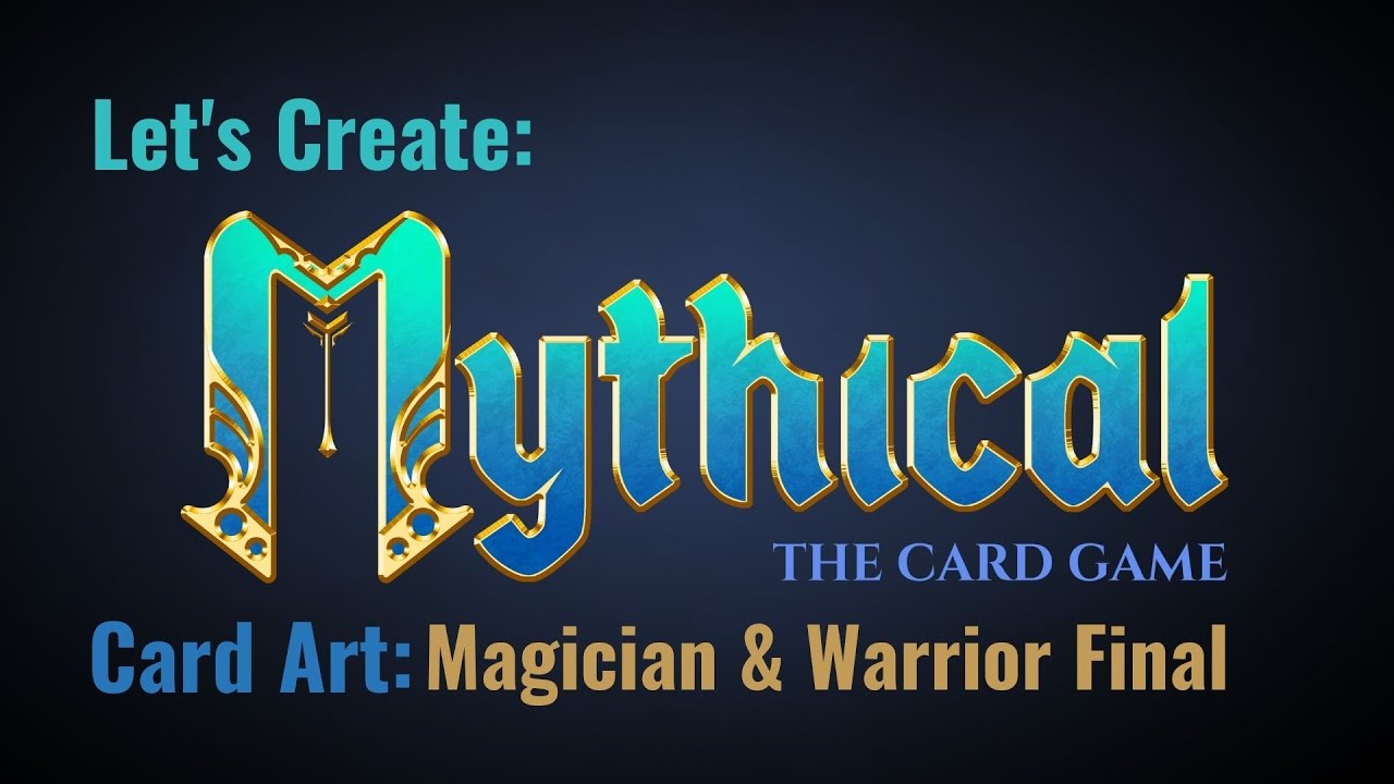 Let's Create a Competitive Card Game: Card Art - Magician & Warrior Final