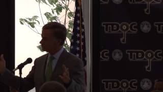 Governor Haslam at TDOC Correctional Professionals Day luncheon