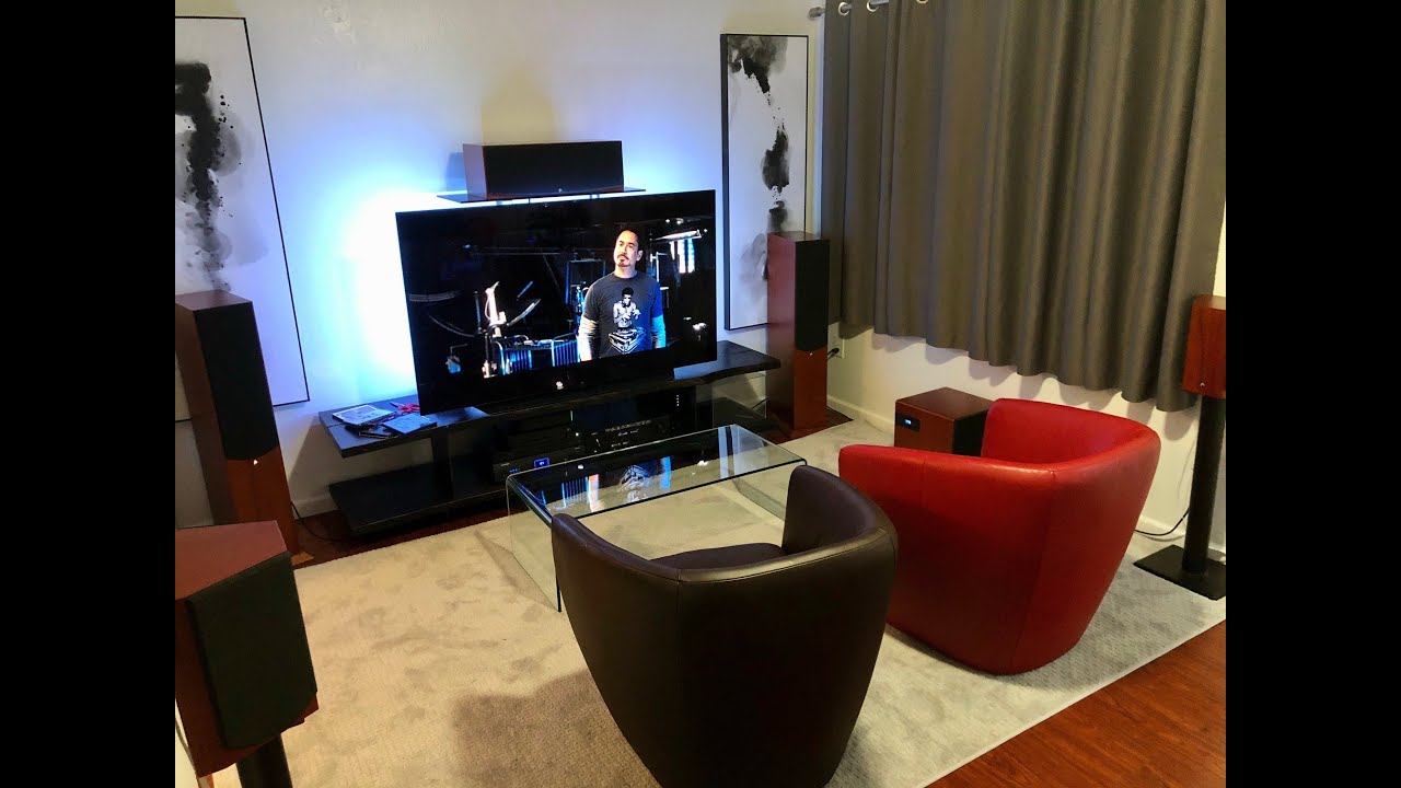 lg c9 ราคา  2022  Aperion Audio 5.1 Home Theater,  LG C9 65” OLED TV \u0026 John Wick 3 MSRP $3,800