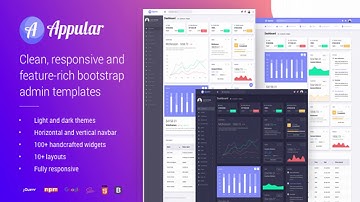 Appular - Bootstrap Admin Dashboard Template | Themeforest Website Templates and Themes