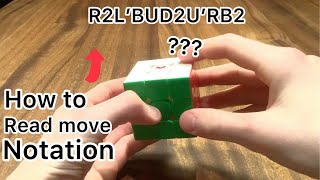 How to Read Move Notation (Rubik’s Cube)