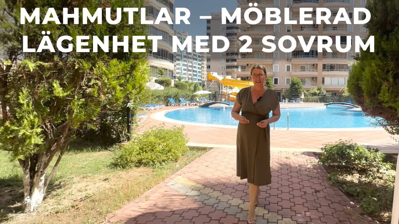 Mahmutlar – Möblerad lägenhet med 2 sovrum📏 120 m² | Fullt möblerad | Komplex med många aktiviteter