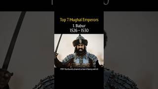 Mughal Empire History | Top 7 Rulers for Competitive Exams #mughalempire #historyshorts #ytshorts