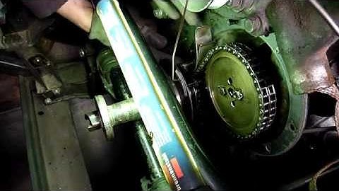 Triumph TR4A, extended timing chain (not IWIS) and broken tensioner