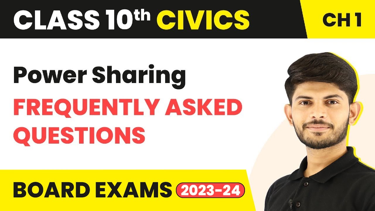 FAQs | Power Sharing | Civics | Class 10th | Magnet Brains 2023-24