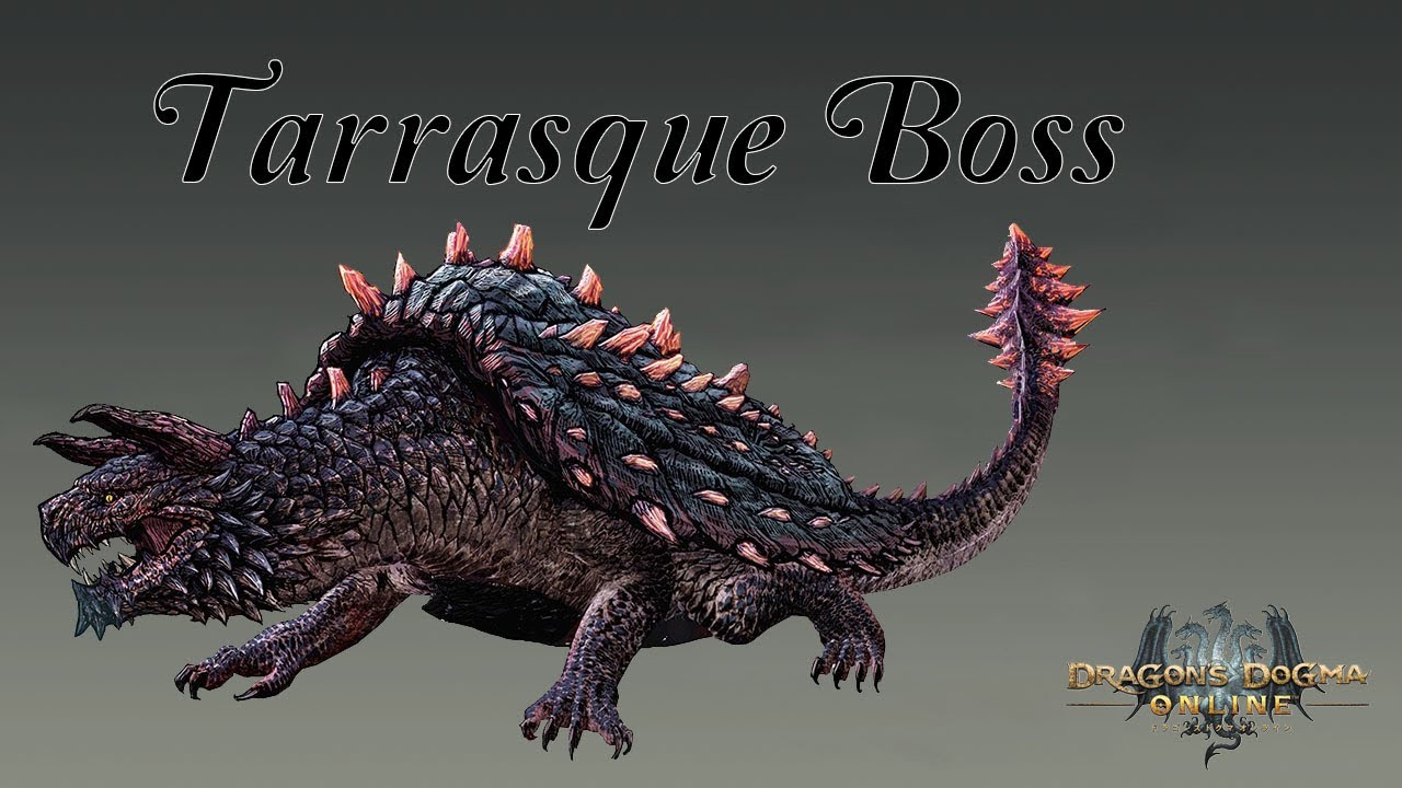 dragon's dogma online  Update New  Dragon's dogma online - Tarrasque Boss