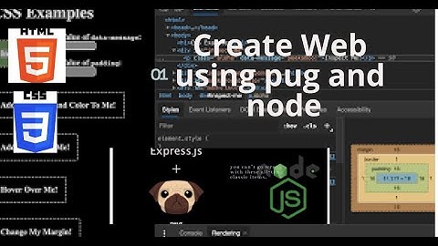 Create Website using Pug | pug projects , taekwondo website make using pug with node part-#1