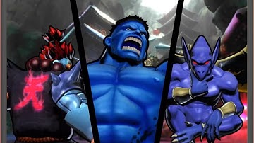 Ultimate Marvel vs Capcom 3: Hulk, Akuma, and Firebrand arcade playthrough