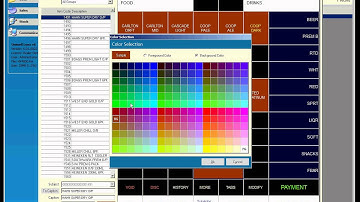 Uniwell Lynx AX/HX Terminal Screen Layout Editor demonstration