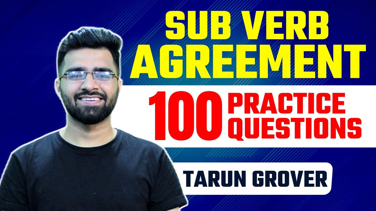 Sub Verb Agreement 100 Practice Questions For CET SSC CGL CPO sub-verb-agreement-100-practice-questions-for-cet-ssc-cgl-cpo