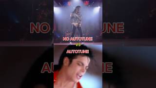 No Autotune Vs Autotune - Michael Jackson #michaeljackson #jam #michael #music #singer