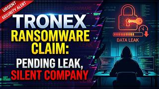 Full Tronex Ransomware Claim: Pending Leak, Silent Company Guide