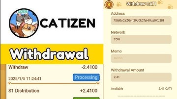 Catizen Season 2 Airdrop CATI Withdraw In Bybit | Cati Token Withdraw | Catizen Airdrop | Cati Token