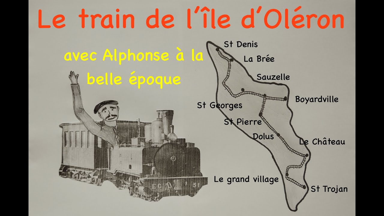 Le train de l'ile d'Oléron à la belle époque