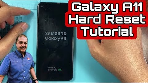 Samsung Galaxy A11 How Hard Reset Removing PIN, Password, Fingerprint pattern A115 2020