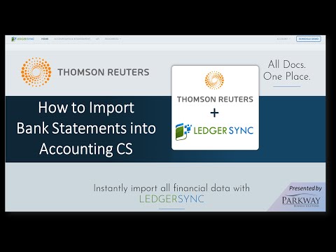 Reduce your data entry with Ledgersync and Accounting CS