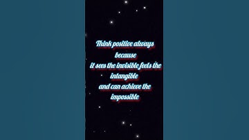 Thumbnail of #Stay positive✨ Everything is possible 💫 motivation