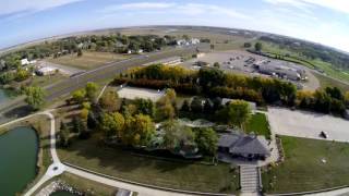 Flight Over Ravine Lake in Huron, SD