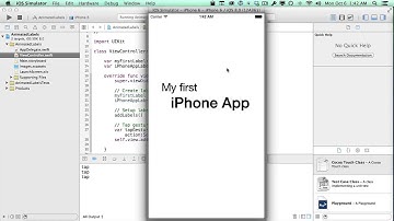 Swift 1.2 Tutorial - Text Labels, Animations, Physics, and Gestures